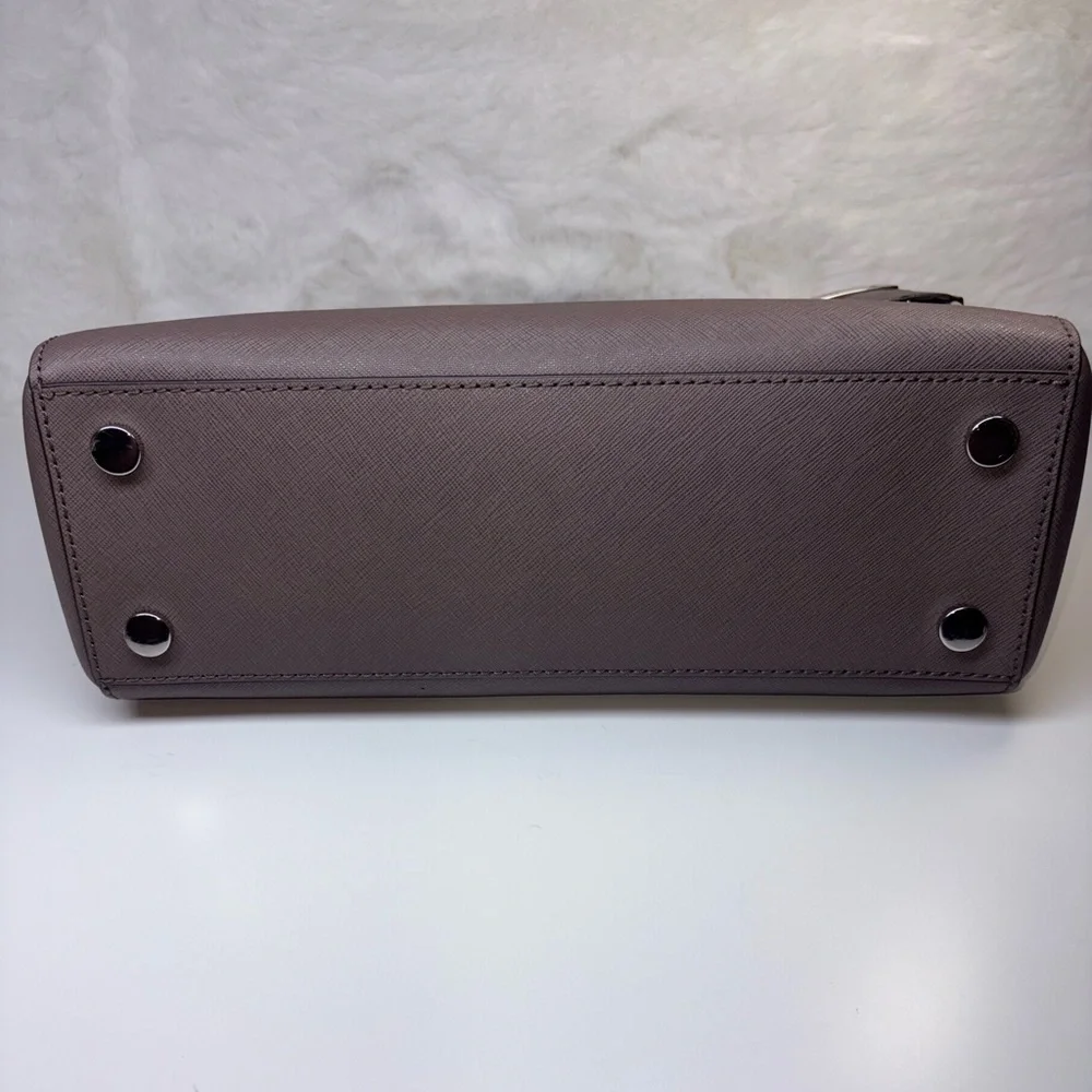 Michael Kors Medium Ava Saffiano Leather Satchel
